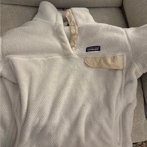 Patagonia White and Cream Women's Jacket